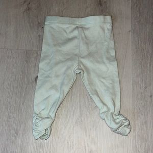 Mint color cloud and island leggings, size 0-3 months